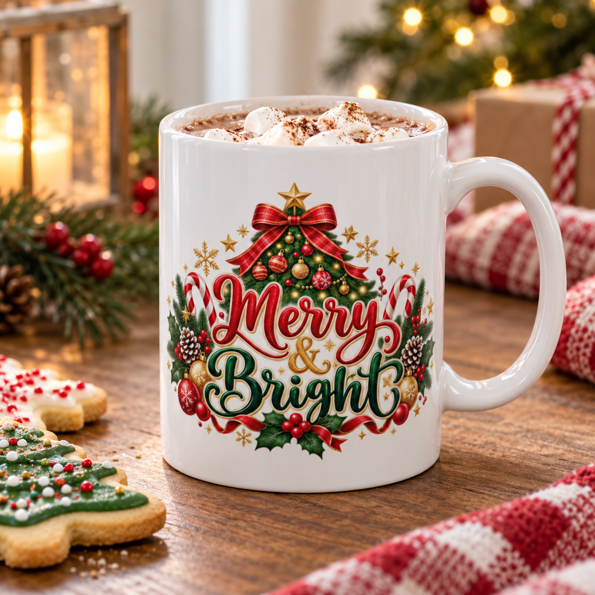 Festive Holiday Coffee Cup